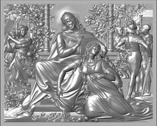 Solomon song  panno 3d STL file - Model for CNC Router Machine #4