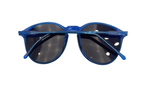 Vintage Ro-Don Collection Movo 966 Blue Round Sunglasses Italy W/ NEW LENSES! - Picture 6 of 8