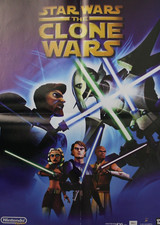 2008 STAR WARS THE CLONE WARS Double-Sided Poster 22.25  x 17  (57.5 x 43.5 cm.)