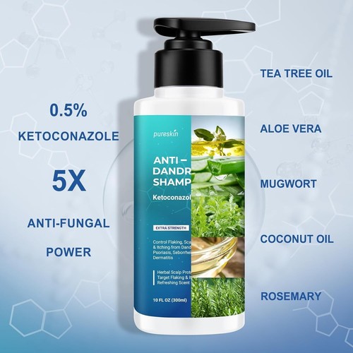 Anti-Dandruff Shampoo for Men & Women - Anti-Fungal Scalp Treatment - Picture 5 of 6