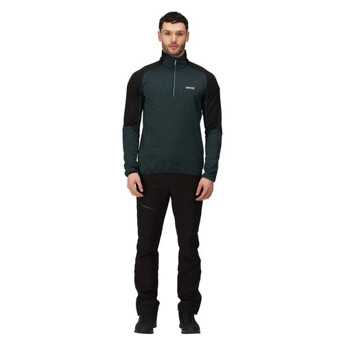 Regatta Mens Highton Half Zip Stretch Outdoor Walking Hiking Fleece Jacket Size - Picture 19 of 39