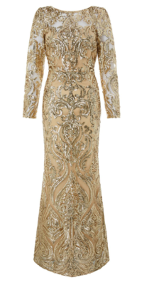 monsoon gold maxi dress New with Tags: Marina Sequin Formal Cocktail - Size 10 slit party dresses