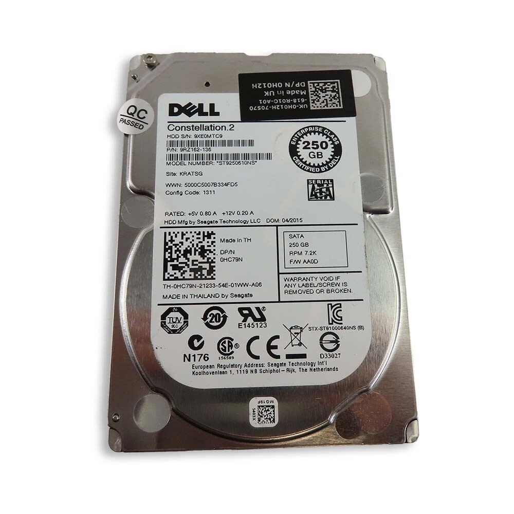 250GB SATA 2.5"" 7200RPM 6Gb/s HDD - HC79N