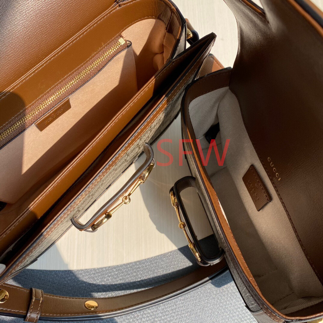 Leather Shoulder Replacement Strap For Gucci 1955 Gucci Horsebit Series Bag eBay