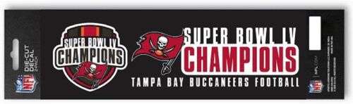 Tampa Bay Buccaneers Aufkleber Aufkleber Blatt, 2021 Super Bowl LV Champions, Blatt... - Bild 1 von 1
