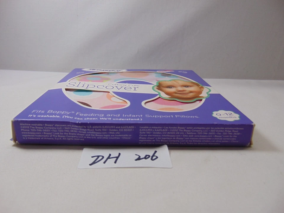 Оригинальный Boppy поддержки подушка чехол Baby трюфели узор печати новый - Изображение 2 из 4