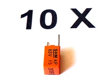 2610pF, 63V, 1-2%, RM7.5, S+M Siemens, KP Capacitors B33531A...Pack of 10