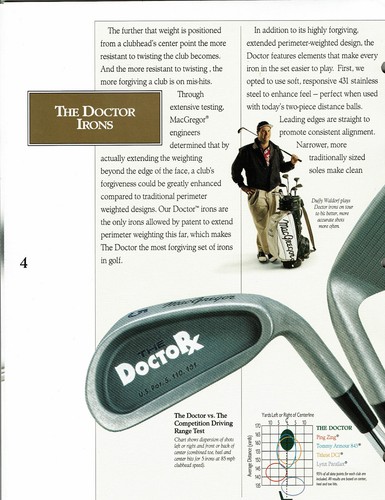 never hit UNIQUE NOS 1994 MacGregor The Doctor 1-iron Steel RH-S - Picture 8 of 11