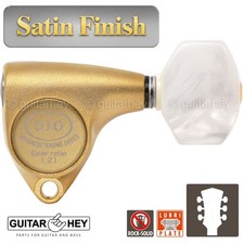 NEW Gotoh SGV510Z-P7 L3 R3 Tuners 21:1 Gear Ratio PEARL Buttons 3x3 GOLD SATIN