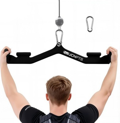 LAT Pulldown Attachments, Thickened Ergonomic Back Tricep Training Handle, LAT