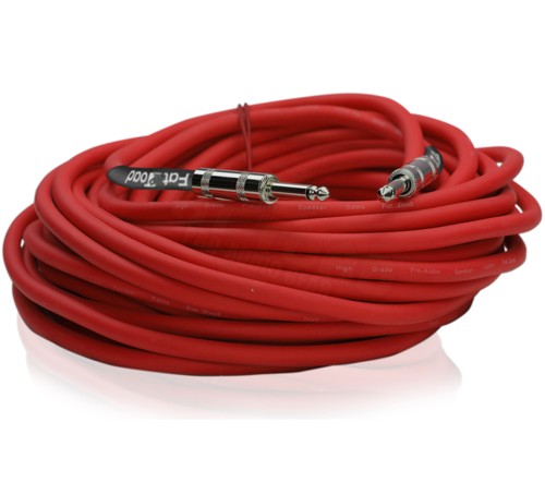 DJ Speaker Cables 50ft Cords 1/4 Male Jack FAT TOAD PA Audio Stage Studio Wires - Afbeelding 5 van 15