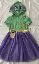 Mutant Ninja Turtles Donatello Hooded Dress - Sizes XS--M-L-XL- New With Tags