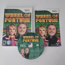 Wheel of Fortune - Nintendo Wii Game - Complete w/ Manual CLEANED & TESTED!