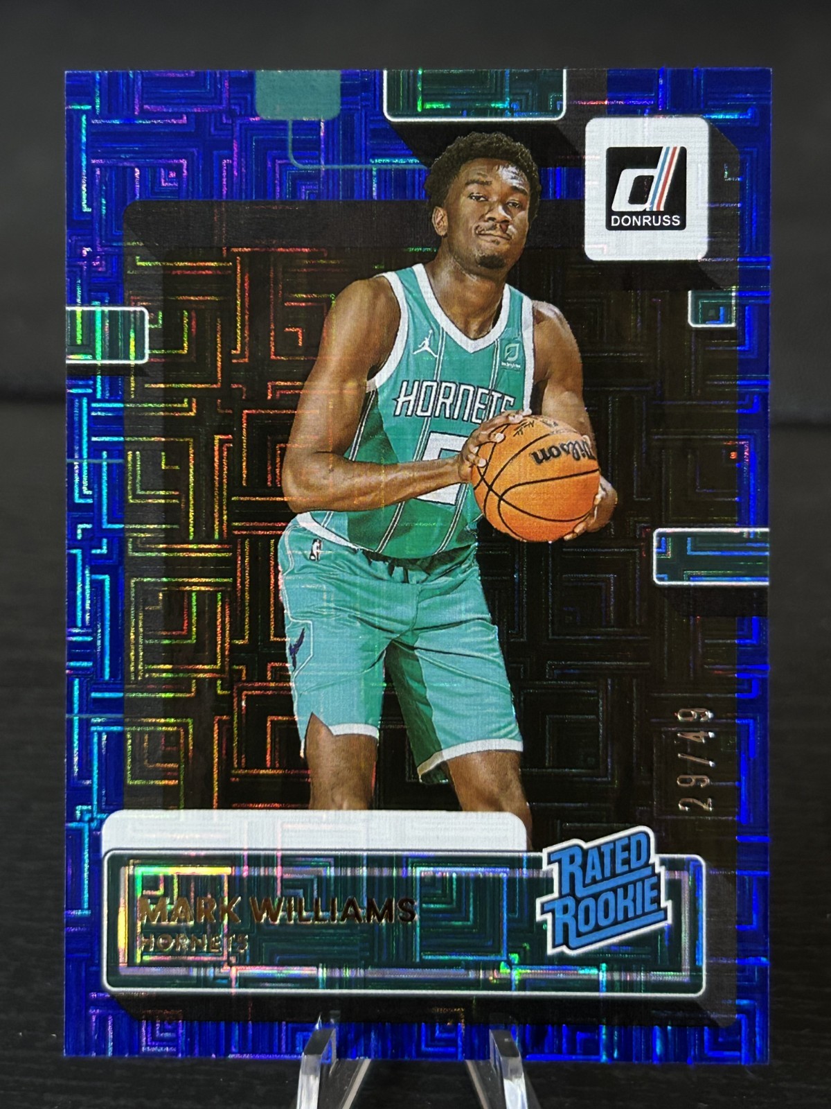 2022-23 Donruss Rated Rookies Mark Williams #215 Choice Blue /49 (Rc) D602
