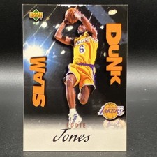 Upper Deck 1997-98 Nestle Slam Dunk SD 16 Eddie Jones Los Angeles Lakers