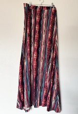 TU Multicolour Abstract Print Maxi Skirt Size 14 Boho Summer Holiday Bright