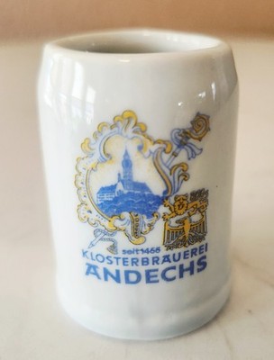 Klosterbraurei Andechs Seit 1455 MINIATURE BEER STEIN