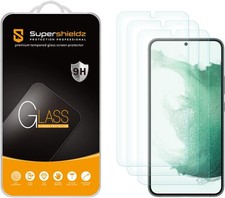 3 Pack Tempered Glass Screen Protectors for Samsung Galaxy S23 / S23 Plus, No B