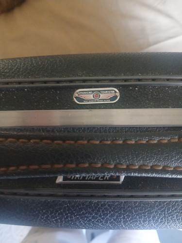 Valigia rigida vintage American Tourister Tri Taper bagaglio a mano 16 x 13 x 6 - Foto 14 di 16