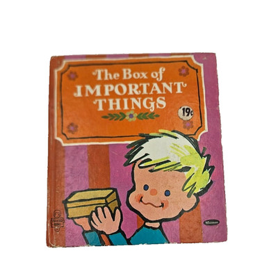 The Box of Important Things Ann Hellie Roger Bradfield 1968 Whitman Vintage Book