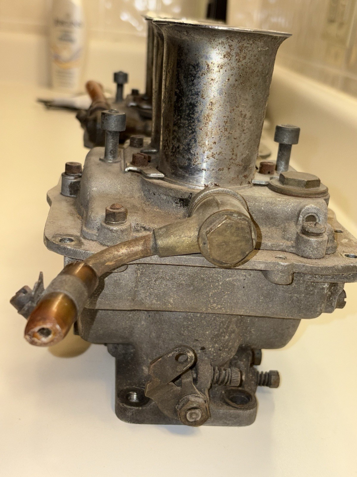 RARE Weber 40 DCM 2 Carburetors Porsche 356 4 Cam Formula 2 SAND CAST RSK 550 GT