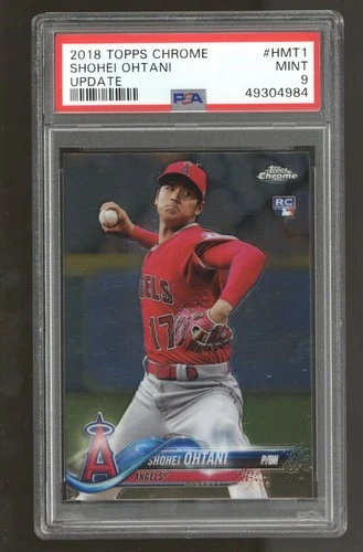2018 Topps Chrome Update #HMT1 Shohei Ohtani PSA 9 ROOKIE RC