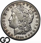 1884-S Morgan Silver Dollar Coin, Better San Francisco Issue