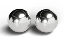 QINGZHENG-2 Inch Chrome Steel Bearing Balls Baoding Balls Big Size(2Pcs)