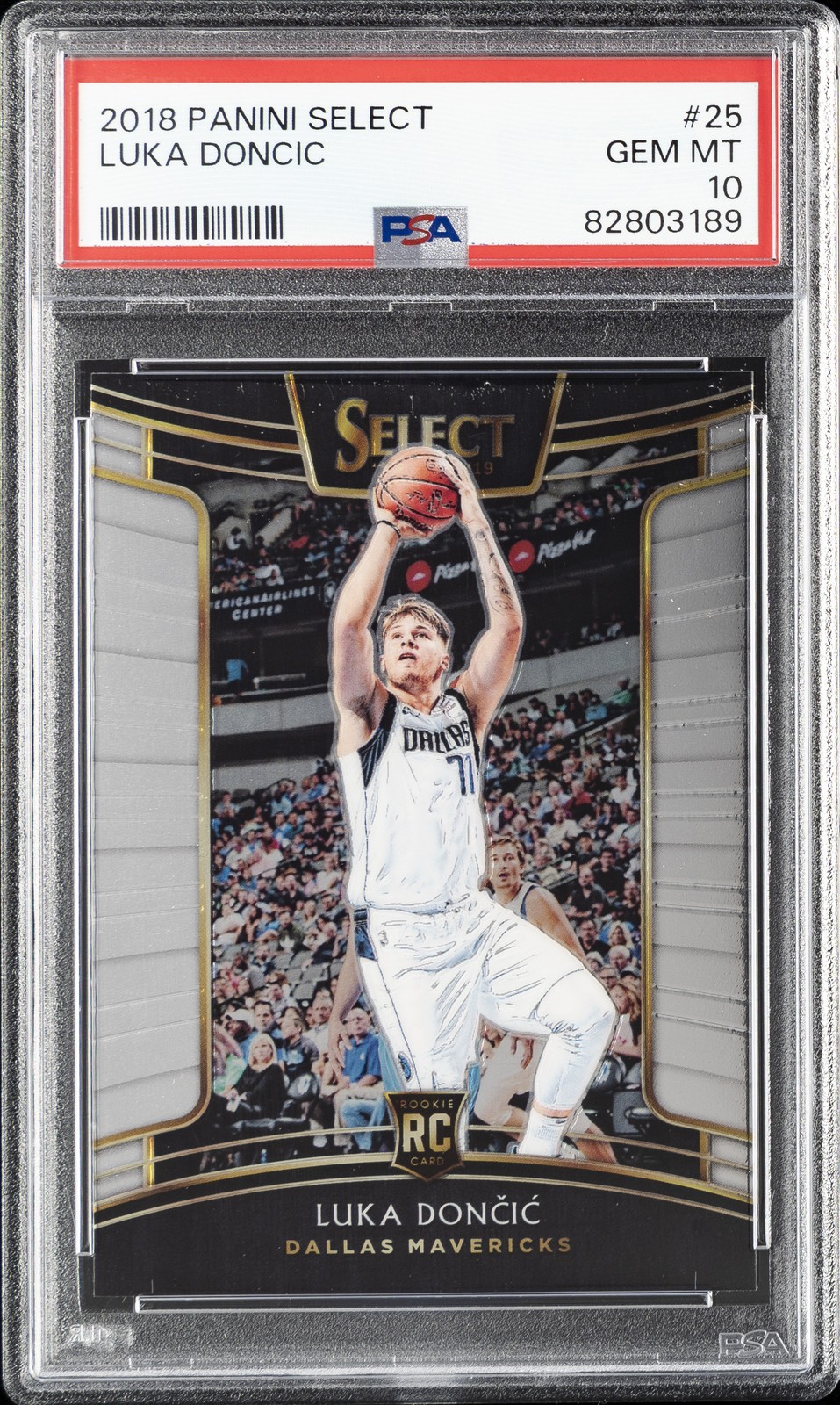 2018 PANINI SELECT #25 LUKA DONCIC ROOKIE RC PSA 10
