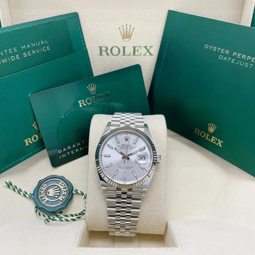 Rolex Datejust 36mm Fluted SilverJubilee 126234
