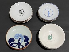 Japonais Mamezara Tiny Plates Bean Plate 3 Pièces Ensemble - 4 Ensembles...
