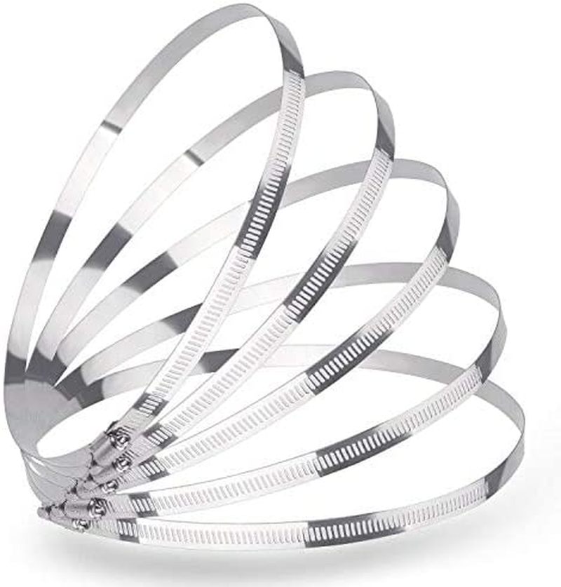 Heavy-Duty Adjustable Stainless Steel Hose Clamps for Fuel and Duct Use