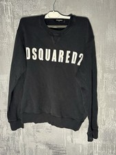Dsquared2 Mens Black Cotton Crew Neck Long Sleeve Pullover Sweater Size M