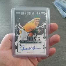 2025 Panini Impeccable Rollie Fingers Immortal Ink AUTO #12/35 SSP 