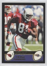2003 Topps Transactions Black 47/150 Frank Sanders #62 e6p