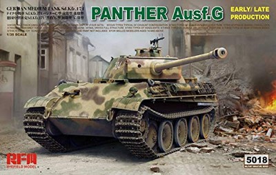 Ryefield Models 1/35 German Medium Tank Sd.Kfz.171 Panther G Early/Late Model (P