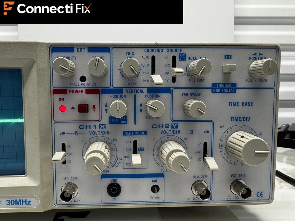 Осциллограф двойной трассировки B&K Precision 2120B - 30 МГц - (CF-PSA-079) - Изображение 4 из 4