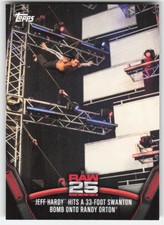 2018 WWE Then Now Forever 25 Years of Raw Jeff Hardy Randy Orton #RAW-29