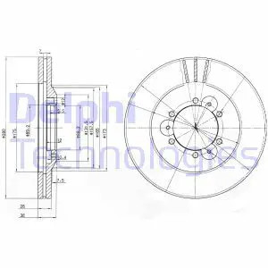 Delphi Discofreno Bg3378 - Immagine 2