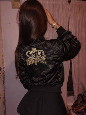Vintage Adidas Originals x Missy Elliott Jacke | Gr. L | Respect M. E. | Gold