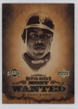 2001 Upper Deck Most Wanted Barry Bonds #MW12 0t2