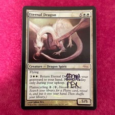 Eternal Dragon Mtg Signed Foil Magic The Gathering