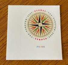 US 2025 SC#5966 - Global: 1794 Compass Rose Forever Stamps - Single Stamp - MNH