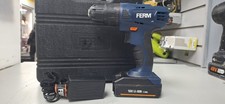 FERM CDM1154 CORLESS DRILL/ LI-ION WITH BATTERY AND HARD CASE