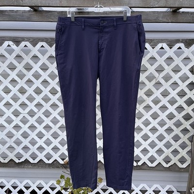 Public Rec Main Pants Navy Blue Gamechanger Stretch Mens Size 38x28 Fit 35x32 