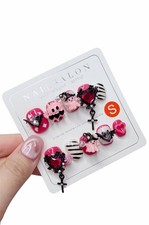 Press On Nails Halloween style Short  009 Set - Easy  Durable Nail Art