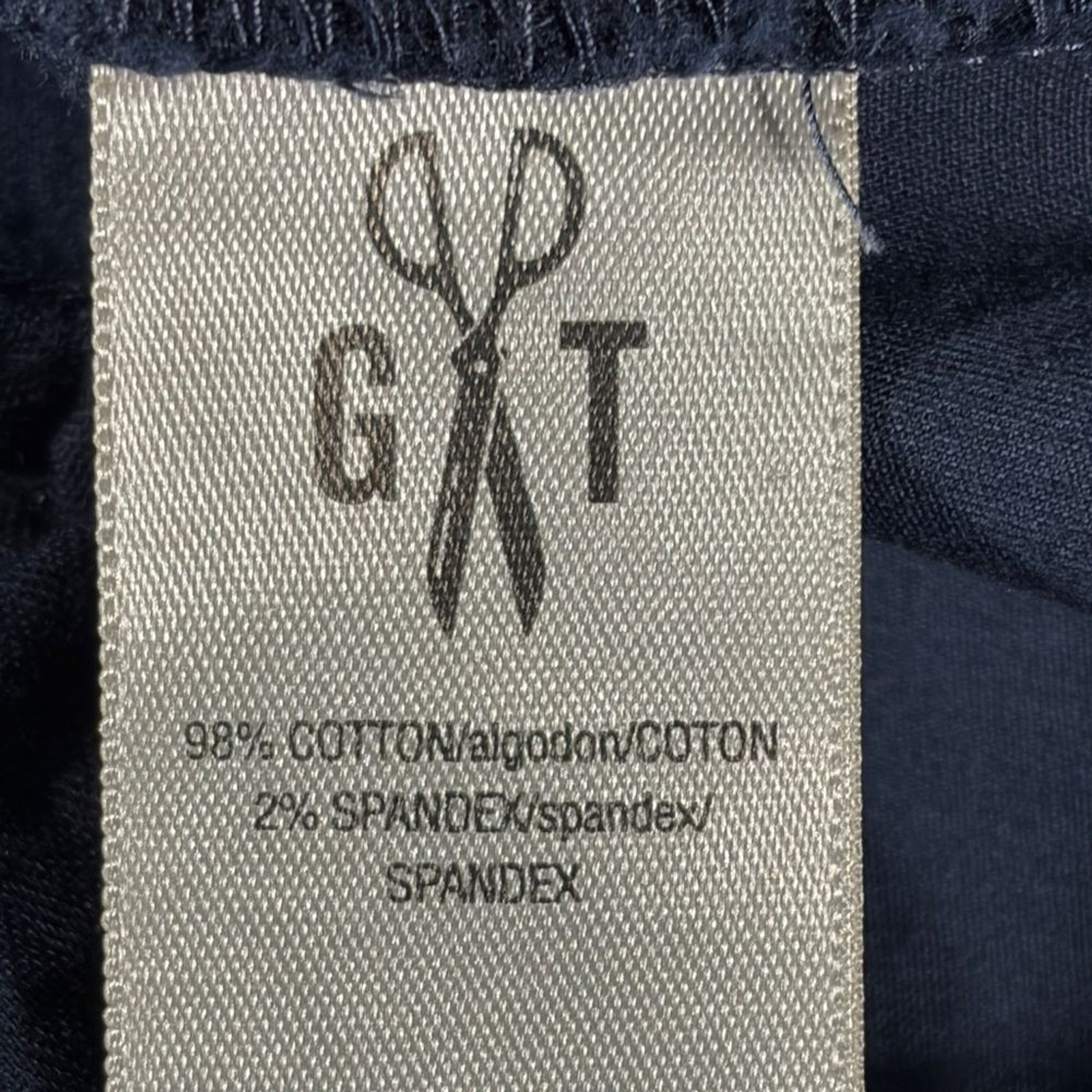 Goodthreads mens dark blue basic flat front 7" in… - image 6