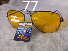 Black, Skinny Frames W/ Gold Tint polarized