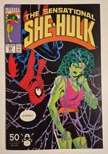 The Sensational She-Hulk #29 (1991, Marvel) VF/NM Spider-Man Cover