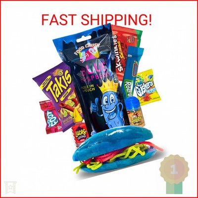 Blue Raspberry Pickle Kit With Takis-Mexican Candy Gift Box From Tiktok Fruit Ro